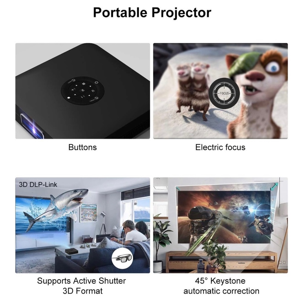 Portable multimedia DLP projector - Picture 3 of 4